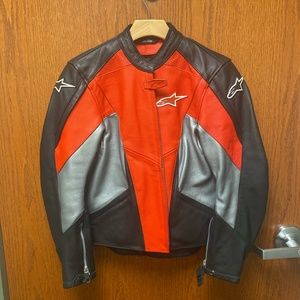 Alplinestars Leather Riding Jacket